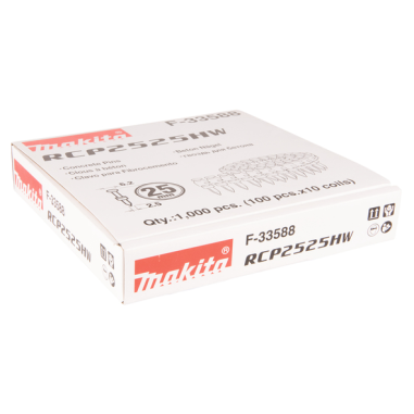 POINTE25mm(1000p)BETON AN250HC - F 33588 - 0088381294140 - D'ORIGINE MAKITA