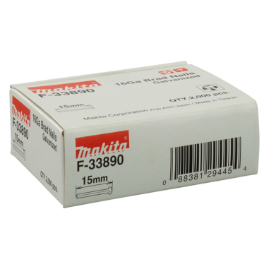 CLOU 15mm(2000)16GA GALVA GF600 / F 33890 / 0088381294454 - D'ORIGINE MAKITA CLOU 15mm(2000)16GA GALVA GF600 / F 33890 / 0088381294454 - D'ORIGINE MAKITA