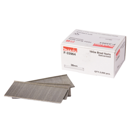 CLOU 38mm(2000)16GA GALVA GF600 / F 33964 / 0088381294522 - D'ORIGINE MAKITA CLOU 38mm(2000)16GA GALVA GF600 / F 33964 / 0088381294522 - D'ORIGINE MAKITA