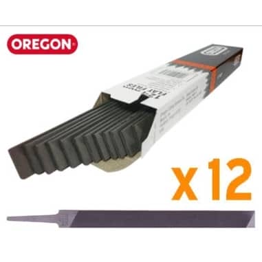 BOITE DE 12 LIMES PLATES D'AFFUTAGE...