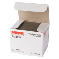 CLOU 64mm(2000)16GA GALVA GF600 / F 34027 / 0088381294584 - D'ORIGINE MAKITA 2