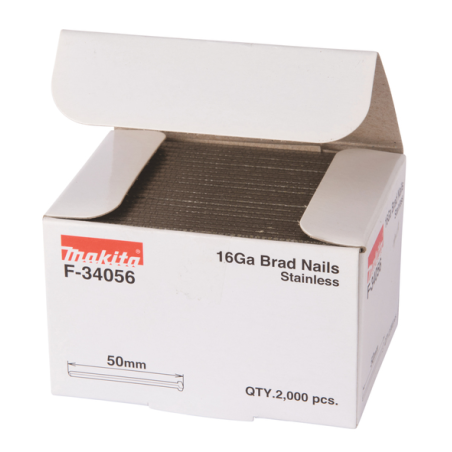 CLOU 50mm(2000)16GA INOX GF600 / F 34056 / 0088381294614 - D'ORIGINE MAKITA