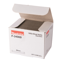 CLOU 64mm(2000)16GA INOX GF600 / F 34069 / 0088381294621 - D'ORIGINE MAKITA 2