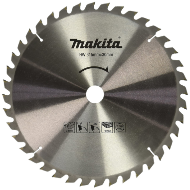 LAME BOIS 315 x 30 x 40 DENTS - JM27170005 - 0088381444002 - D'ORIGINE MAKITA
