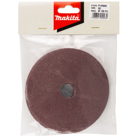 DISQUE ABRASF D125 GR 60 5P / P 00985 / 0088381922234 - D'ORIGINE MAKITA