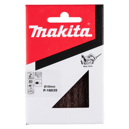 ABRASIF AVEC FIBER 120 80 / P 18035 / 0088381944410 - D'ORIGINE MAKITA