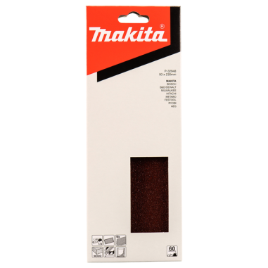 FEUILLE RECT BOIS/MET 93X230MM G60 (X10) / P 32948 / 0088381961103 - D'ORIGINE MAKITA