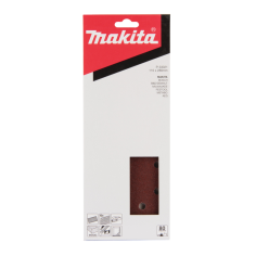 FEUILLE RECT 5+5+2+2 BOIS/MET 115X280MM G80 (X10) / P 33021 / 0088381961189 - D'ORIGINE MAKITA 2