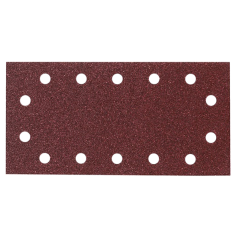 FEUILLE RECT 5+5+2+2 BOIS/MET 115X280MM G240 (X10) / P 33071 / 0088381961233 - D'ORIGINE MAKITA