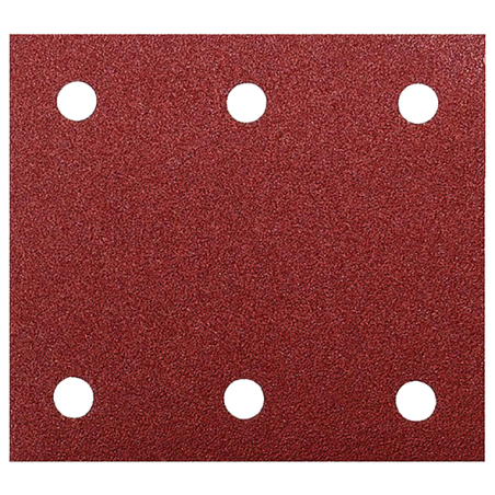 FEUILLE RECT 3+3 BOIS/MET 114X102MM G150 (X10) / P 33130 / 0088381961295 - D'ORIGINE MAKITA