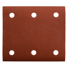 FEUILLE RECT 3+3 BOIS/MET 114X102MM G240 (X10) / P 33152 / 0088381961318 - D'ORIGINE MAKITA