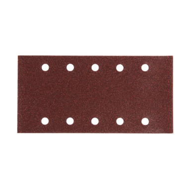 FEUILLE RECT 5+5 BOIS/MET 115X229MM G80 (X10) / P 33196 / 0088381961356 - D'ORIGINE MAKITA