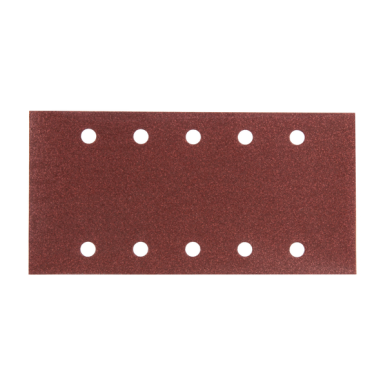 FEUILLE RECT 5+5 BOIS/MET 115X229MM G120 (X10) / P 33211 / 0088381961370 - D'ORIGINE MAKITA