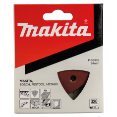FEUILLE TRIAN BOIS/MET 94X94MM G320 (X10) / P 33336 / 0088381961493 - D'ORIGINE MAKITA 2