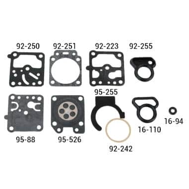 KIT MEMBRANES D10WZ WALBRO