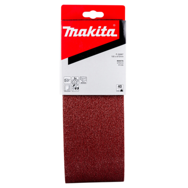BANDE ABRASIVE BOIS/METAL 100X610MM G40 (X5) / P 36887 / 0088381972598 - D'ORIGINE MAKITA