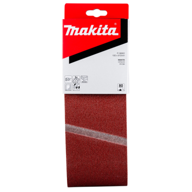 BANDE ABRASIVE BOIS/METAL 100X610MM G80 (X5) / P 36902 / 0088381972611 - D'ORIGINE MAKITA