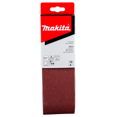 BANDE ABRASIVE BOIS/METAL 76X533MM G100 (X5) / P 37203 / 0088381972918 - D'ORIGINE MAKITA 2