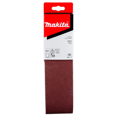 BANDE ABRASIVE BOIS/METAL 76X610MM G150 (X5) / P 37362 / 0088381973076 - D'ORIGINE MAKITA BANDE ABRASIVE BOIS/METAL 76X610MM G150 (X5) / P 37362 / 0088381973076 - D'ORIGINE MAKITA