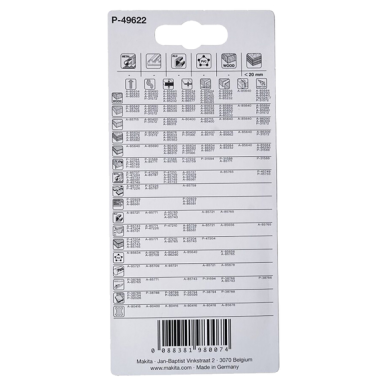 LAME SCIE SAUTEUSE BI M 105MM - P 49622 - 0088381980074 - D'ORIGINE MAKITA