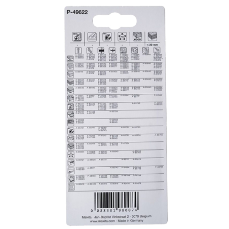 LAME SCIE SAUTEUSE BI M 105MM - P 49622 - 0088381980074 - D'ORIGINE MAKITA