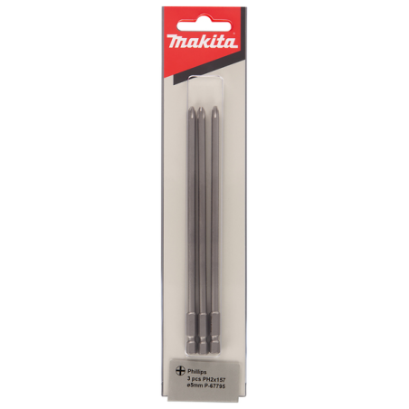 EMBOUT PH NO2 157MM D5MM (3 PCS) / P 67795 / 0088381998321 - D'ORIGINE MAKITA