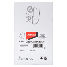 SAC FILTRE EN TISSU (x5) - P 72899 - 0088381703550 - D'ORIGINE MAKITA 2