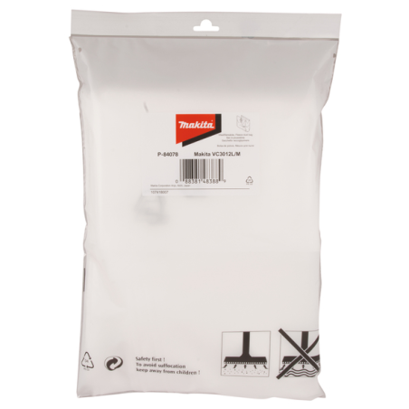 SAC FILTRE EN TISSU (LOT DE 5) - P 84078 - 0088381483889 - D'ORIGINE MAKITA