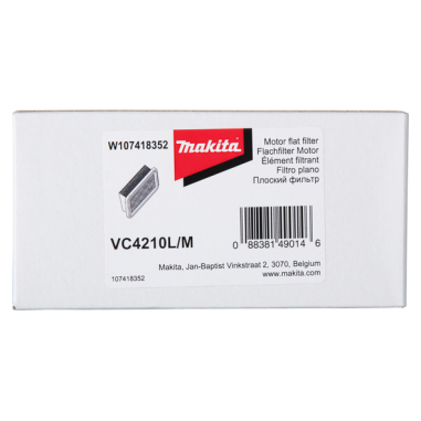 FILTRE MOTEUR PET / W107418352 / 0088381490146 - D'ORIGINE MAKITA