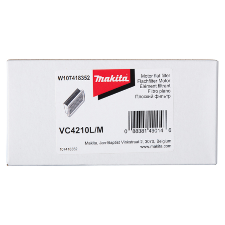 FILTRE MOTEUR PET / W107418352 / 0088381490146 - D'ORIGINE MAKITA