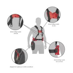 HARNAIS DE DEBROUSSAILLAGE PROFESSIONNEL - TECOMEC 2