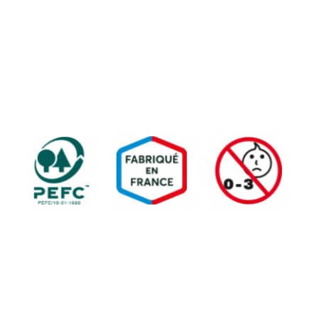 PELLEPOUR ENFANT (EXTRA LARGE) PLASTIQUE - MANCHE BOIS CERTIFIE PEFC - LEBORGNE