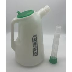 BROC-DOSEUR GRADUE TRANSPARENT 2L AVEC BEC FLEXIBLE - MINERVA 