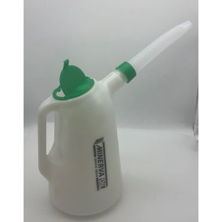 BROC-DOSEUR GRADUE TRANSPARENT 2L AVEC BEC FLEXIBLE - MINERVA 