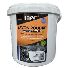 SAVON VEGETAL POUDRE - SEAU DE 5L - HPC