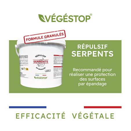 REPULSIF SERPENT (EN GRANULES) - SEAU 5 KG