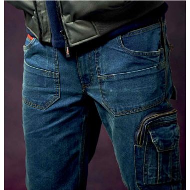 JEANS DE TRAVAIL EN JEAN STRETCH - U-POWER