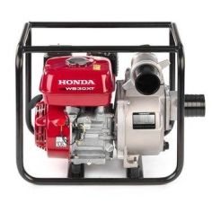 MOTOPOMPE WB30 HAUTE PRESSION - EAUX CLAIRES A MOYENNEMENT CHARGEES - HAUT DEBIT WB30 66m³/h - MOTEUR 4 TEMPS GX160 - HONDA
