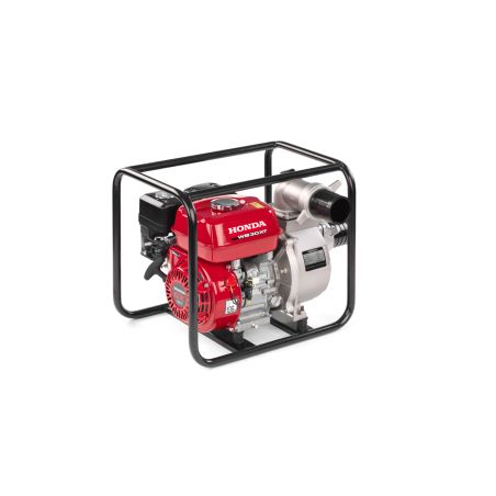 MOTOPOMPE WB30 HAUTE PRESSION - EAUX CLAIRES A MOYENNEMENT CHARGEES - HAUT DEBIT WB30 66m³/h - MOTEUR 4 TEMPS GX160 - HONDA