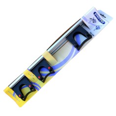 TROIS PORTE-OUTILS ( 1 X 30/40 mm, 2 X 20/30 mm) SUR RAIL LONGUEUR 500 mm 003017 OUTIL PERRIN / 3239040030174