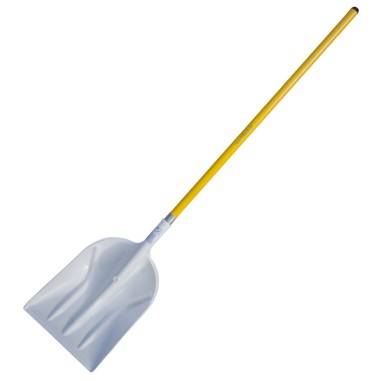 PELLE PLASTIQUE BLANCHE MCHE TUBE LEGER AVEC MANCHON NOIR ET ALU 143836 - OUTIL PERRIN