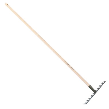 RATEAU SOUDE 14 DENTS DROITES EM 150 PEFC 100  cent pour cent  NAT / GRIS ALGUE 507007 OUTIL PERRIN / 3239045070076