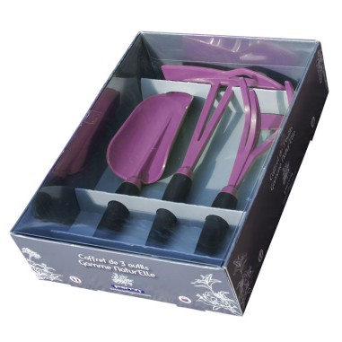COFFRET 3 OUTILS GAMME NATUR'ELLE FRAMBOISINE 509311 OUTIL PERRIN - 3239045093112