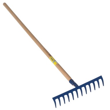 RATEAU FORGE 12 DTS COURBES EM BOIS 1.5 M 516112 OUTIL PERRIN / 3239045161125