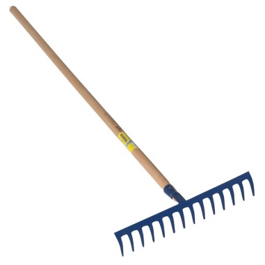 RATEAU FORGE 16 DTS COURBES EM BOIS 1.5 M 516116 OUTIL PERRIN / 3239045161163