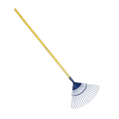 BALAI A GAZON DENTS RONDES PROFESSIONNEL MANCHE FIBRE 1.50 M 578851 OUTIL PERRIN - 3239045788513