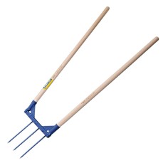 AEROGRIF' 3 DENTS 2 MANCHES DE PELLE 1.10 M 610300 OUTIL PERRIN - 3239046103001