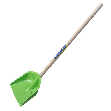 PELLE A NEIGE ENFANT 19 CM VERTE AVEC MANCHE POMME 60 CM MONTE 800014 OUTIL PERRIN
