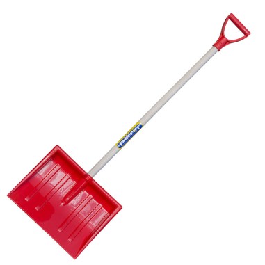 POUSSOIR A NEIGE ENFANT 29 CM ROUGE MANCHE POIGNEE 75 CM MONTE 800015 OUTIL PERRIN