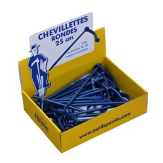 BOITE CHEVILLETTES STANDARD RONDES 25CM 40 PIECES(815025) 815099 OUTIL PERRIN - 3239048150997